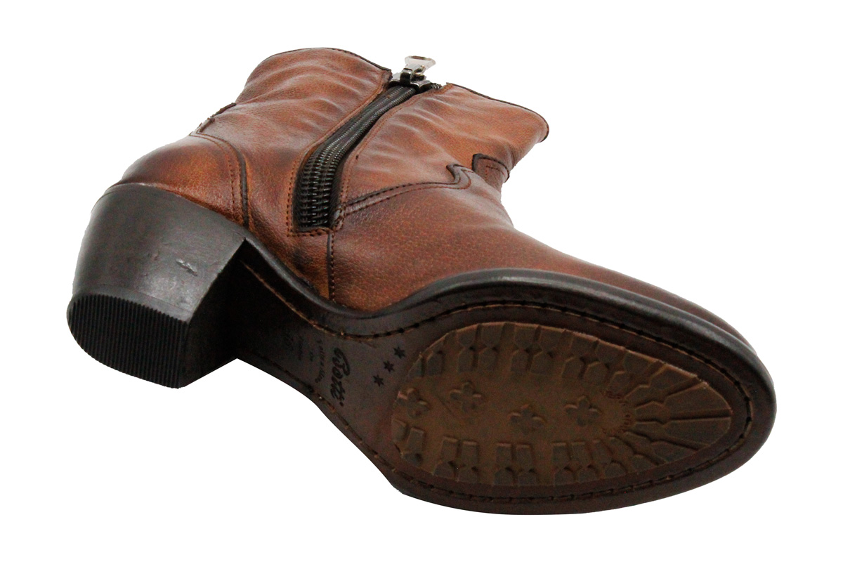 Stivaletto Camperos Botti basso in pelle bufalo colore Tabacco (2202D) Stivaletto Camperos Botti basso in pelle bufalo colore Tabacco (2202D)