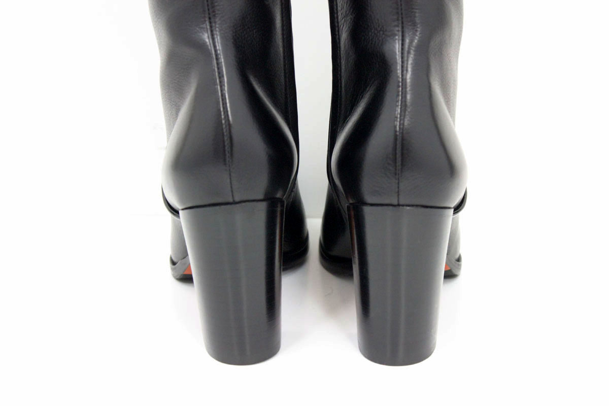 Stivale Santoni in pelle con tacco WSOG57595HI1CIGPN01 Stivale Santoni in pelle con tacco WSOG57595HI1CIGPN01