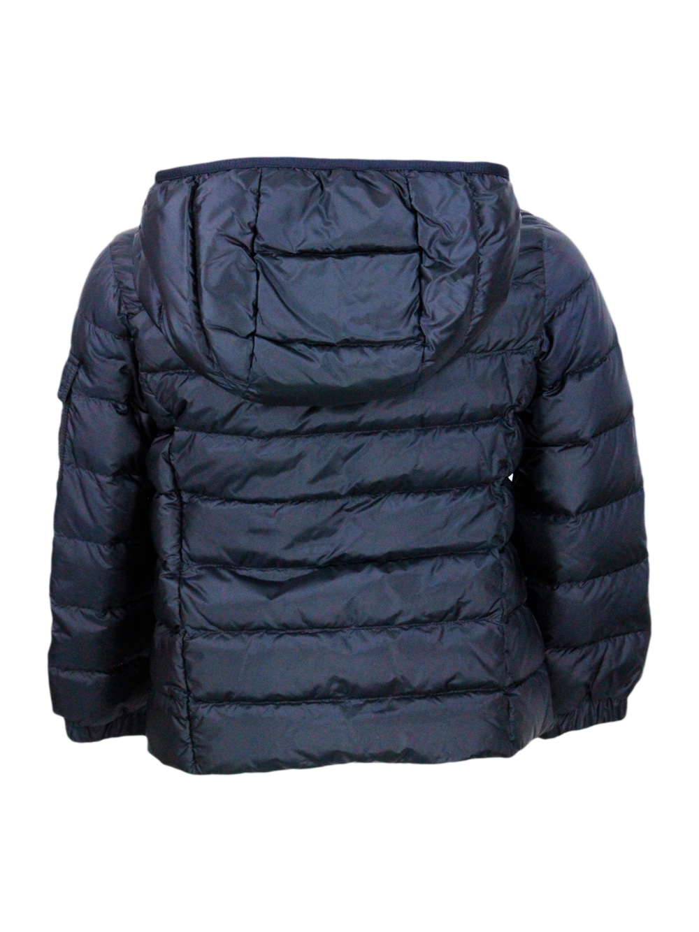Piumino Moncler Gles con cappuccio colore Blu (1A00030) Piumino Moncler Gles con cappuccio colore Blu (1A00030)