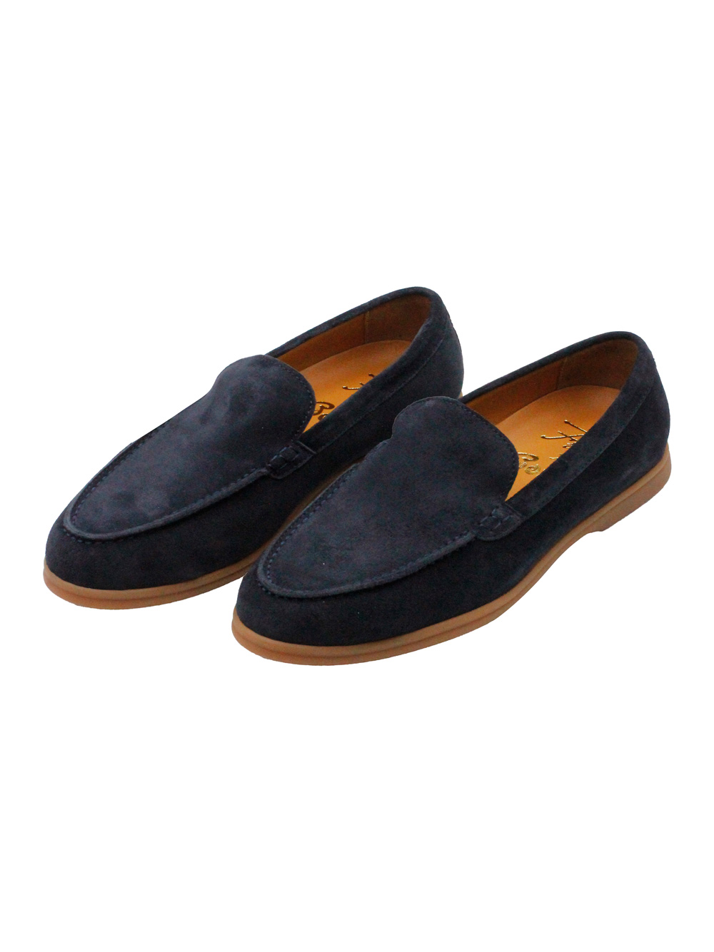 Scarpa mocassino Botti in sensory suede colore Blu navy (LAPO-D) Scarpa mocassino Botti in sensory suede colore Blu navy (LAPO-D)