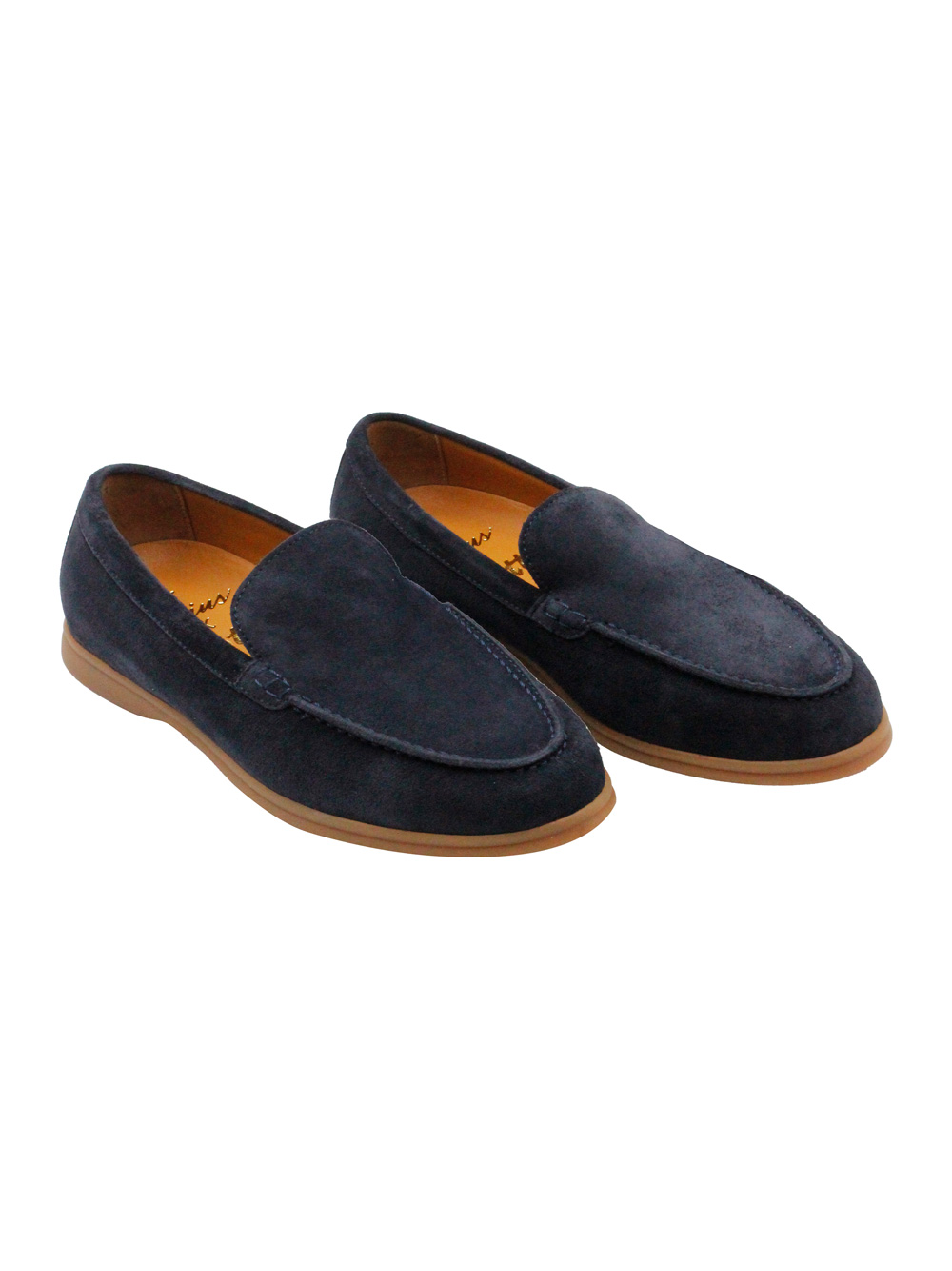 Scarpa mocassino Botti in sensory suede colore Blu navy (LAPO-D) Scarpa mocassino Botti in sensory suede colore Blu navy (LAPO-D)