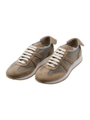 Sneacker Fabiana Filippi in camoscio e tessuto tecnico e brillanti monili Colore Beige (ASD266A804) Sneacker Fabiana Filippi in camoscio e tessuto tecnico e brillanti monili Colore Beige (ASD266A804)