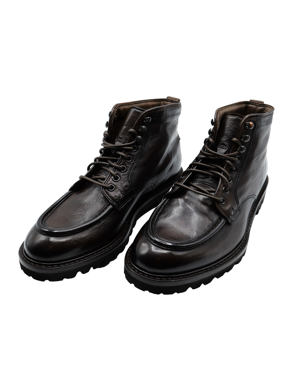 Scarponcino Botti in pelle bufalo tic con lacci Colore Cioccolato (1145-24L1) Scarponcino Botti in pelle bufalo tic con lacci Colore Cioccolato (1145-24L1)