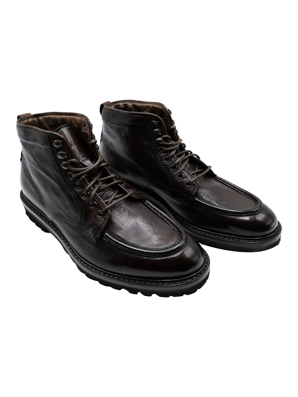 Scarponcino Botti in pelle bufalo tic con lacci Colore Cioccolato (1145-24L1) Scarponcino Botti in pelle bufalo tic con lacci Colore Cioccolato (1145-24L1)