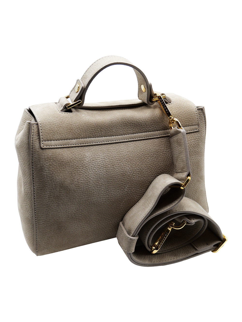 Borsa Sveva Orciani Piccola in pelle nabuk Colore Acacia (B01999) Borsa Sveva Orciani Piccola in pelle nabuk Colore Acacia (B01999)
